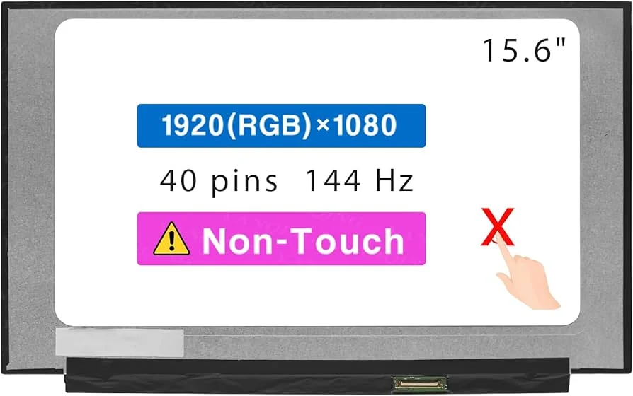 15.6" FHD IPS LCD for MSI GF63 / GL63 Thin — 30-Pin Matte — original screens / lcds at NN Laptops, Hafeez Center Lahore Pakistan