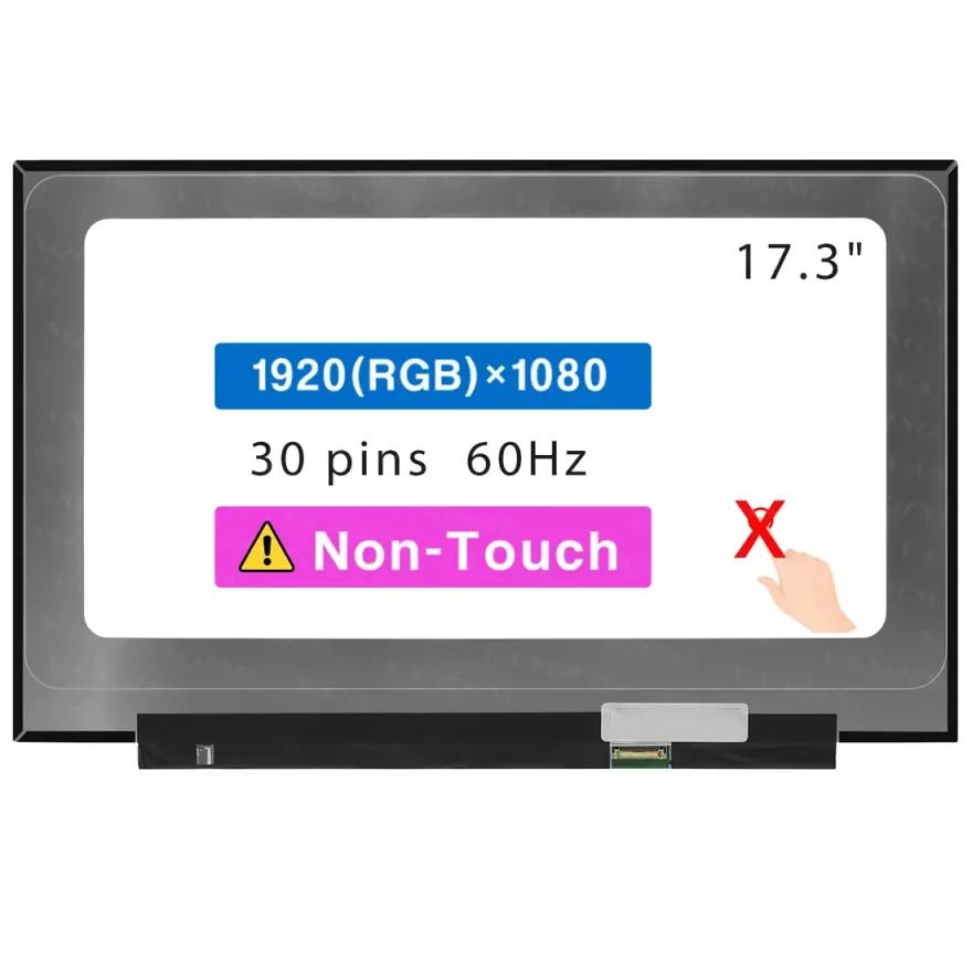 17.3" FHD IPS LCD for Dell Precision 7720/7730 — 30-Pin Matte — original screens / lcds at NN Laptops, Hafeez Center Lahore Pakistan