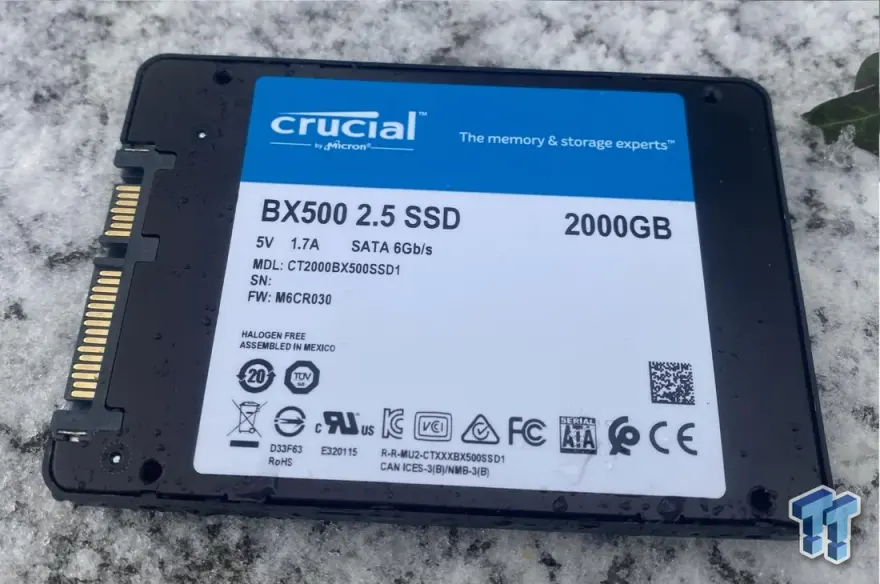 Crucial BX500 480GB 2.5" SATA SSD — 540 MB/s for Old Laptops — original laptop parts at NN Laptops, Hafeez Center Lahore Pakistan