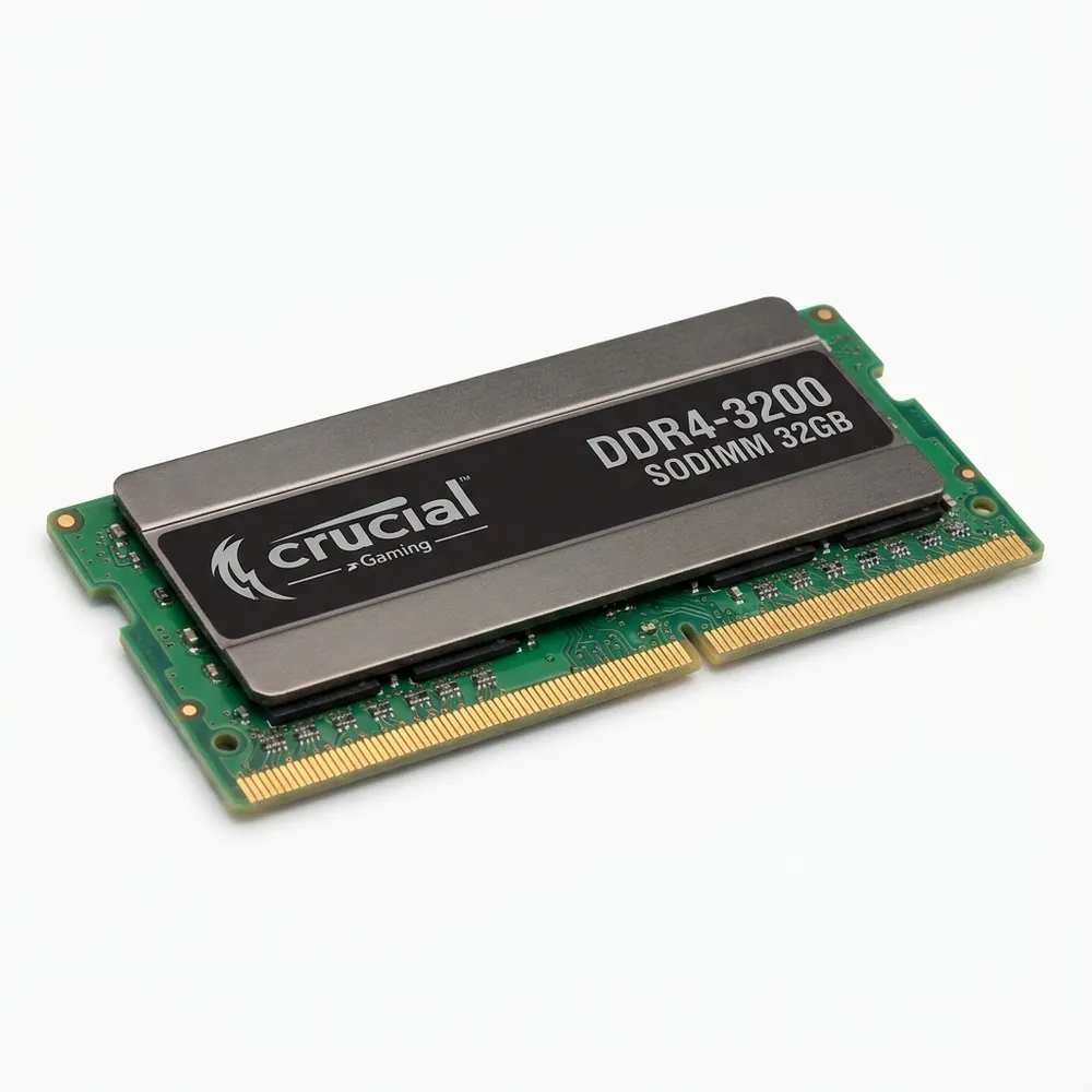 DDR4 32GB Laptop RAM 3200MHz (Crucial Gaming) at N.N Laptop Lahore