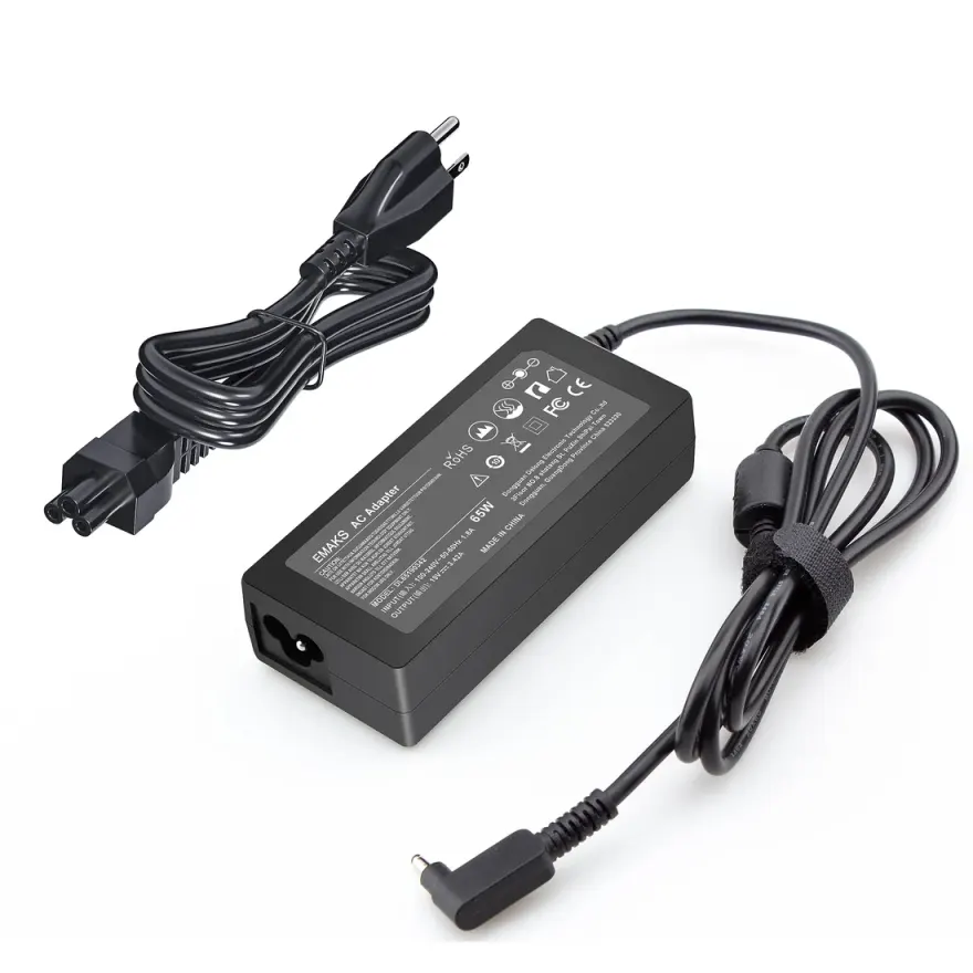 Acer 65W Original Charger (3.0×1.0mm) — original chargers / adapters at NN Laptops, Hafeez Center Lahore Pakistan