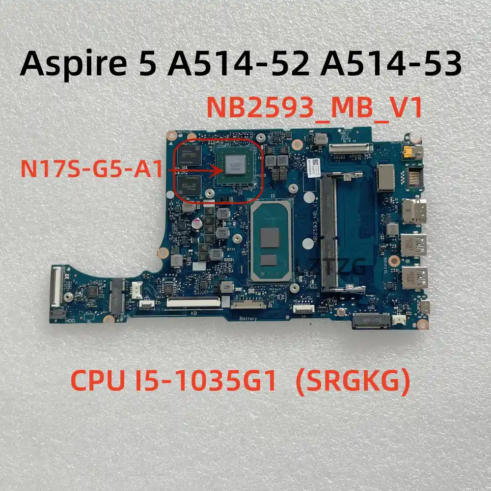 Acer Aspire 5 Motherboard (10th Gen i5) — used Acer laptop, price in Pakistan at NN Laptops Hafeez Center Lahore