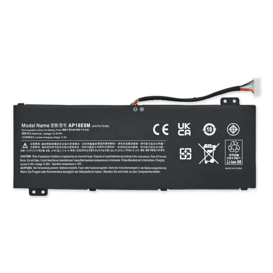 Acer Predator Helios 300 / Nitro 5 58Wh 4-Cell Battery (AP18E8M) — used Acer laptop, price in Pakistan at NN Laptops Hafeez Center Lahore