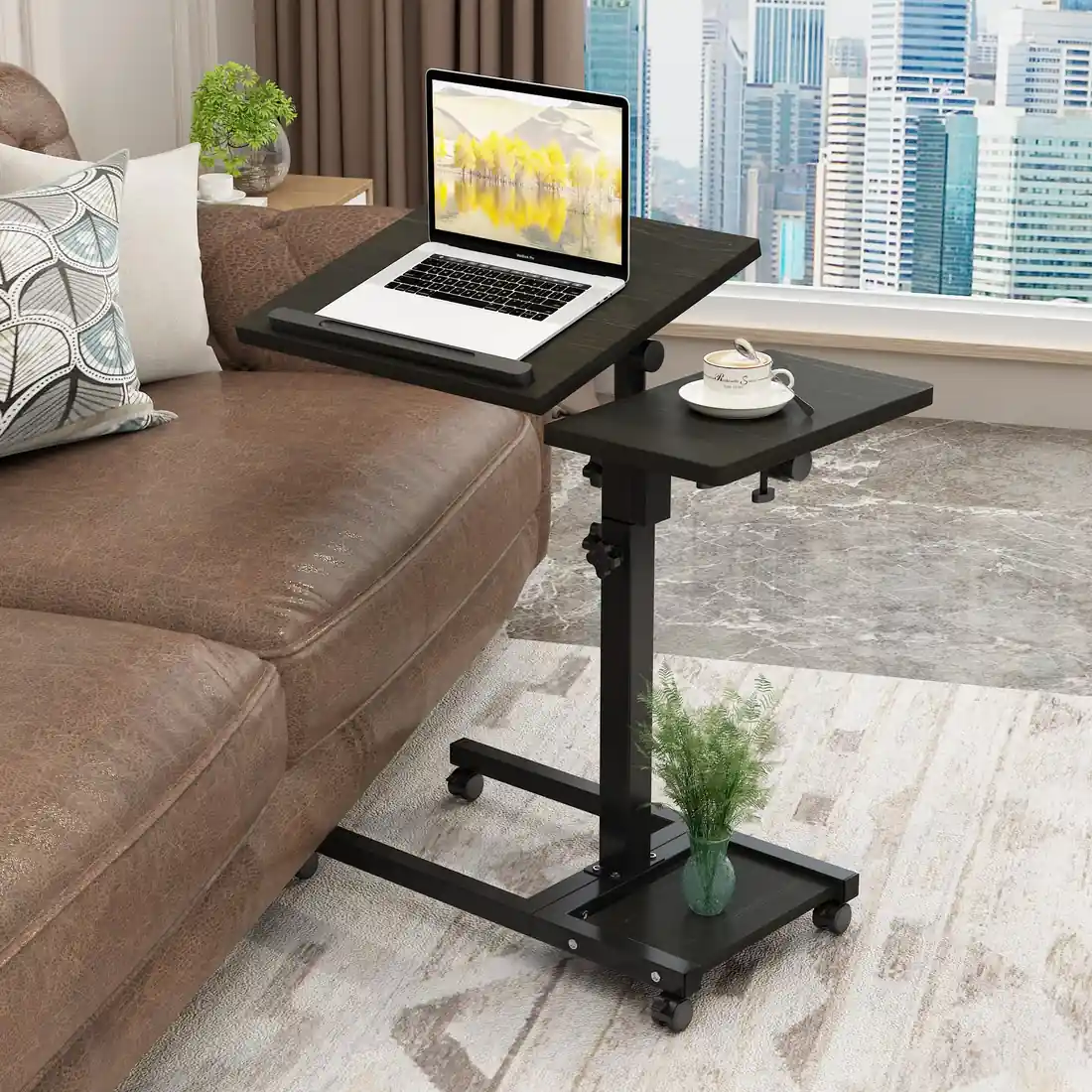 Adjustable Tilting Laptop Stand With Mouse Pad Holder — used Generic laptop, price in Pakistan at NN Laptops Hafeez Center Lahore