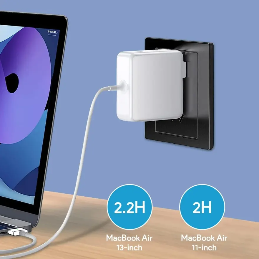 Apple MagSafe 2 45W Power Adapter for MacBook Air 13 (2012-2017) — used Apple laptop, price in Pakistan at NN Laptops Hafeez Center Lahore