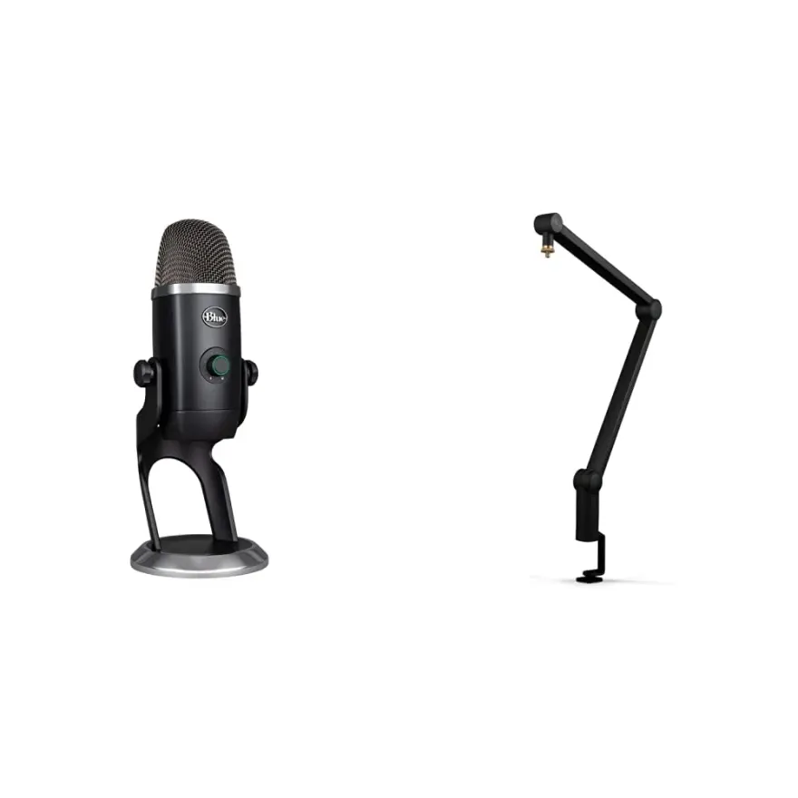 Blue Yeti X Professional USB Condenser Microphone Black — original accessories at NN Laptops, Hafeez Center Lahore Pakistan