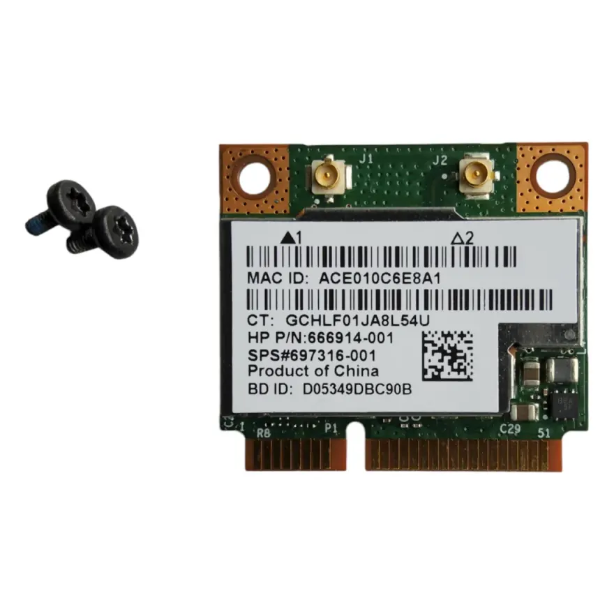 Broadcom BCM943228HMB Half-Mini — original laptop parts at NN Laptops, Hafeez Center Lahore Pakistan