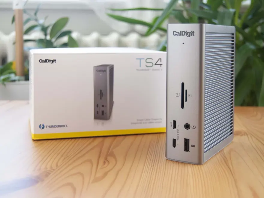 CalDigit TS4 Thunderbolt 4 Professional Docking Station — original accessories at NN Laptops, Hafeez Center Lahore Pakistan