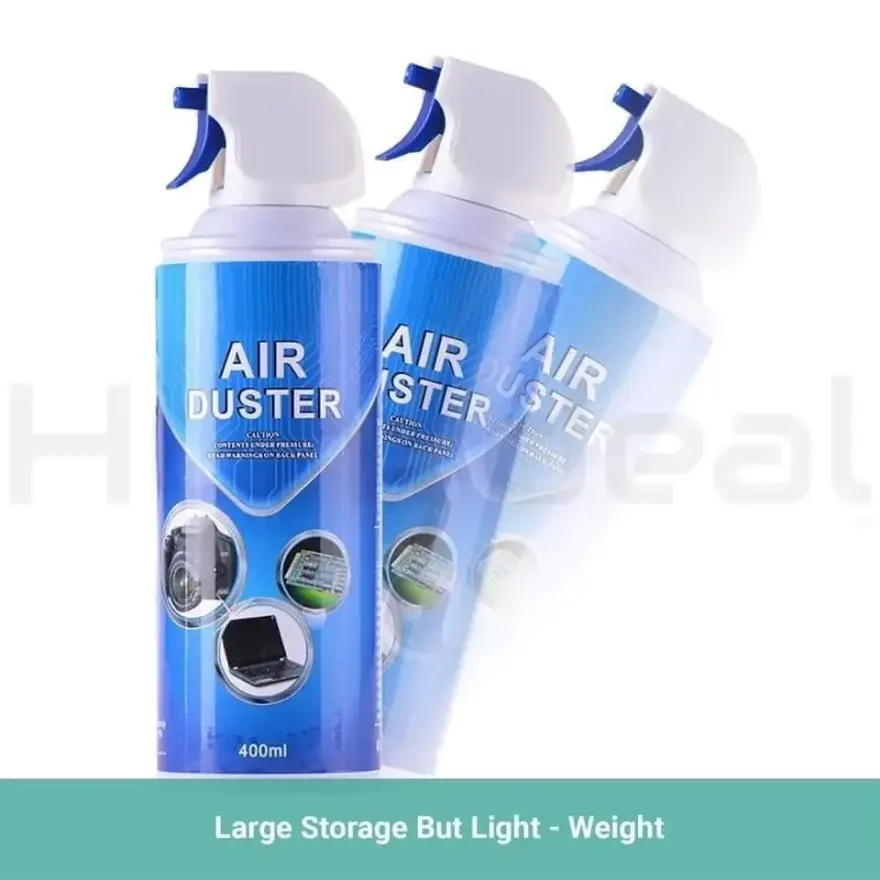 Canned Compressed Air Duster 400ml — original accessories at NN Laptops, Hafeez Center Lahore Pakistan