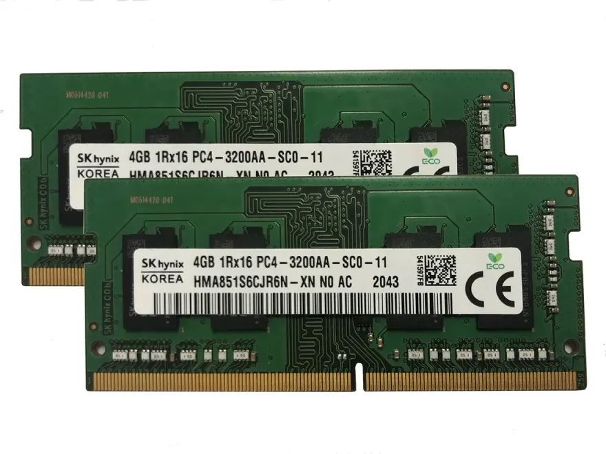 Hynix 16GB DDR4-3200 SODIMM Laptop Memory CL22 — used Hynix laptop, price in Pakistan at NN Laptops Hafeez Center Lahore