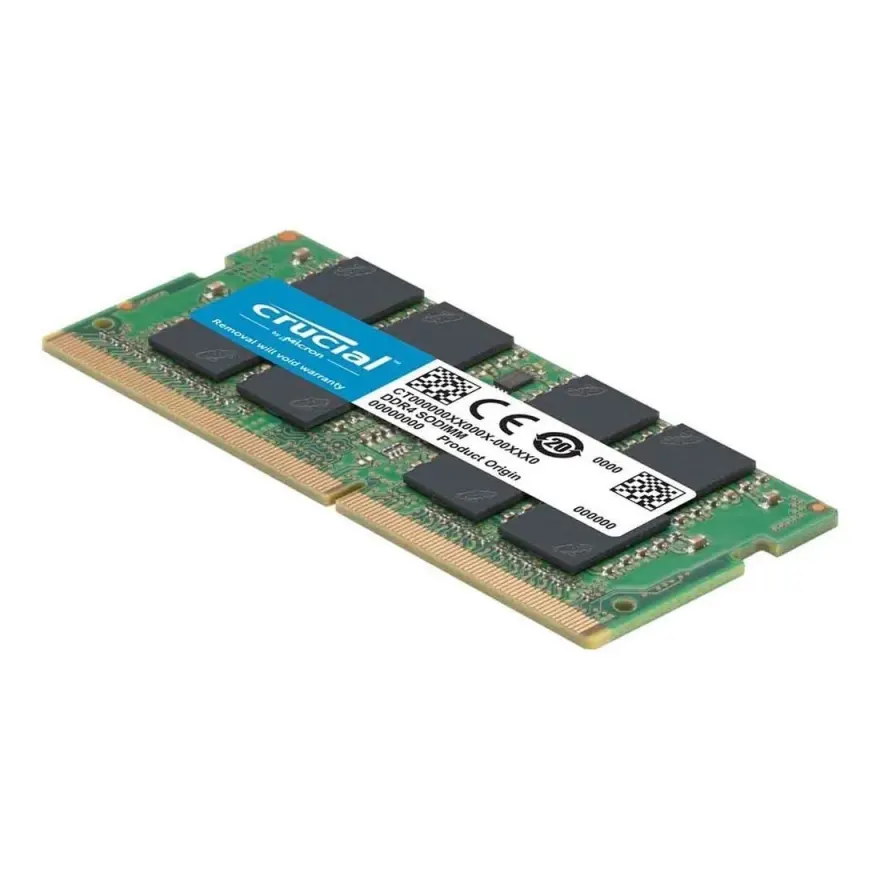 Crucial 32GB DDR4-3200 SODIMM Laptop Memory CL22 — used Crucial laptop, price in Pakistan at NN Laptops Hafeez Center Lahore