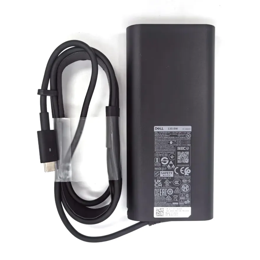 Dell Original 130W Slim Tip Charger for Precision 3550 / 5550 — original chargers / adapters at NN Laptops, Hafeez Center Lahore Pakistan