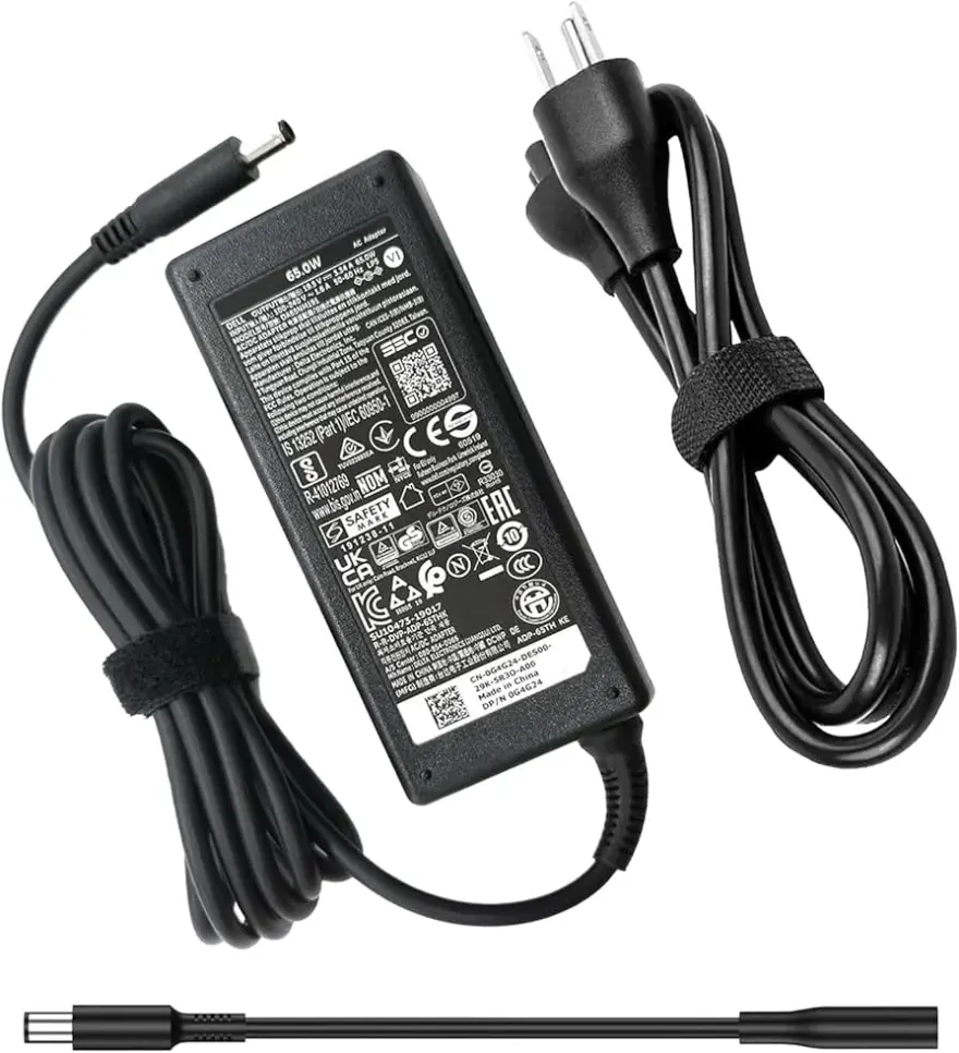 Dell 65W Original Charger (4.5×3.0mm) — original chargers / adapters at NN Laptops, Hafeez Center Lahore Pakistan