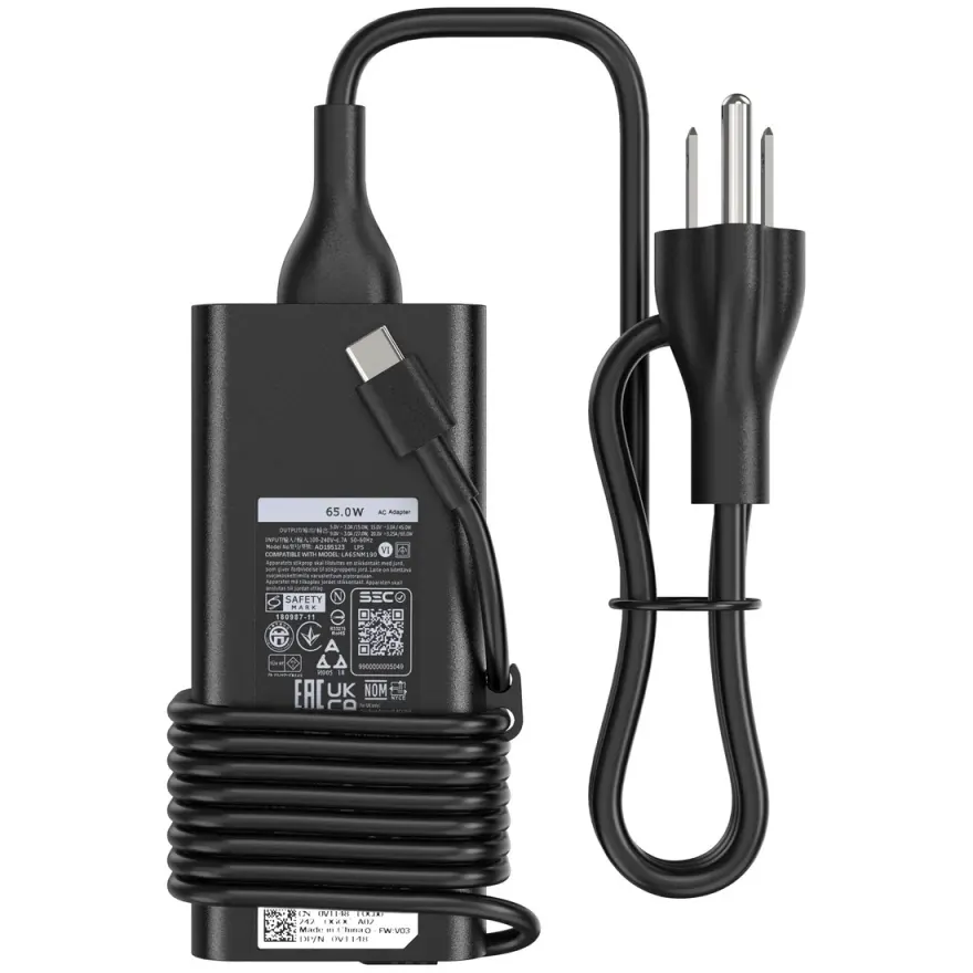Dell 65W USB-C PD Charger for Latitude 5420 / XPS 13 9310 — used Dell laptop, price in Pakistan at NN Laptops Hafeez Center Lahore