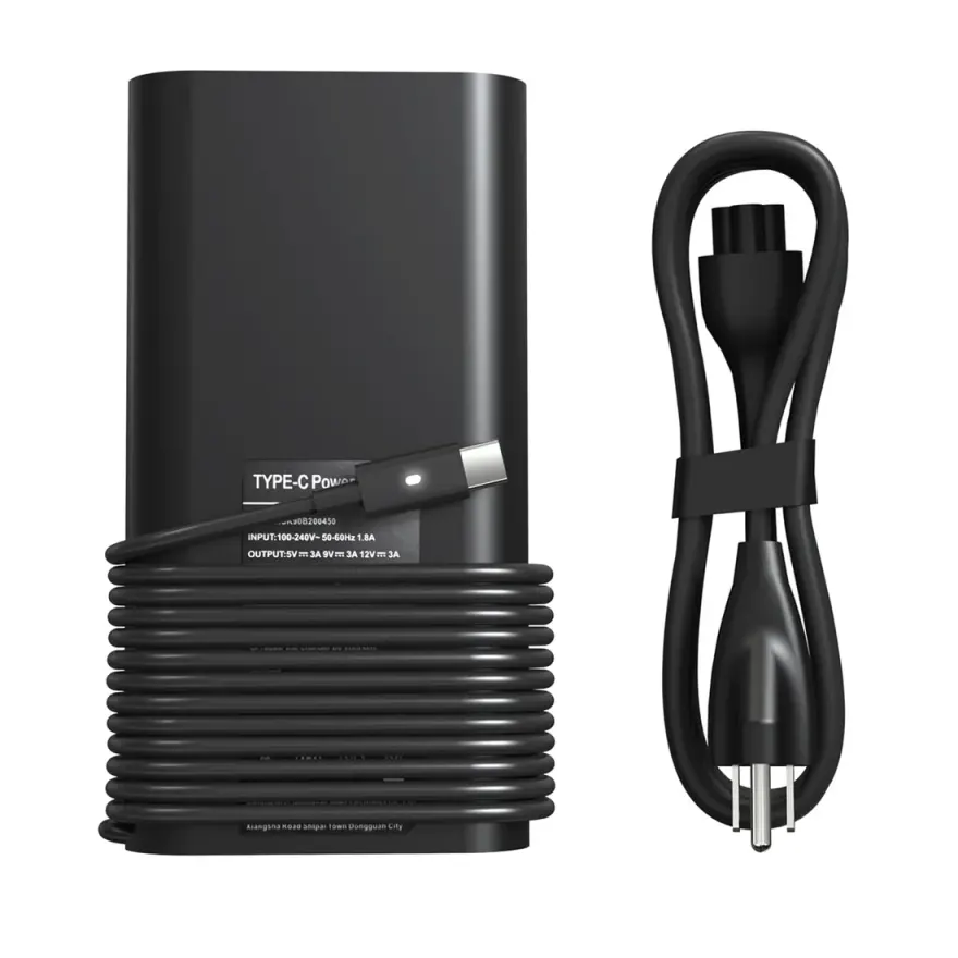Dell 90W Original Charger (USB Type-C) — original chargers / adapters at NN Laptops, Hafeez Center Lahore Pakistan