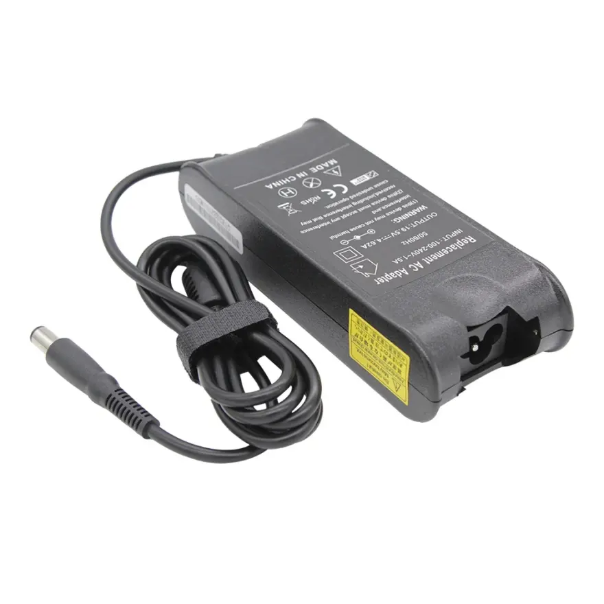 Dell 90W Original Charger 7.4×5.0mm Pin — original chargers / adapters at NN Laptops, Hafeez Center Lahore Pakistan
