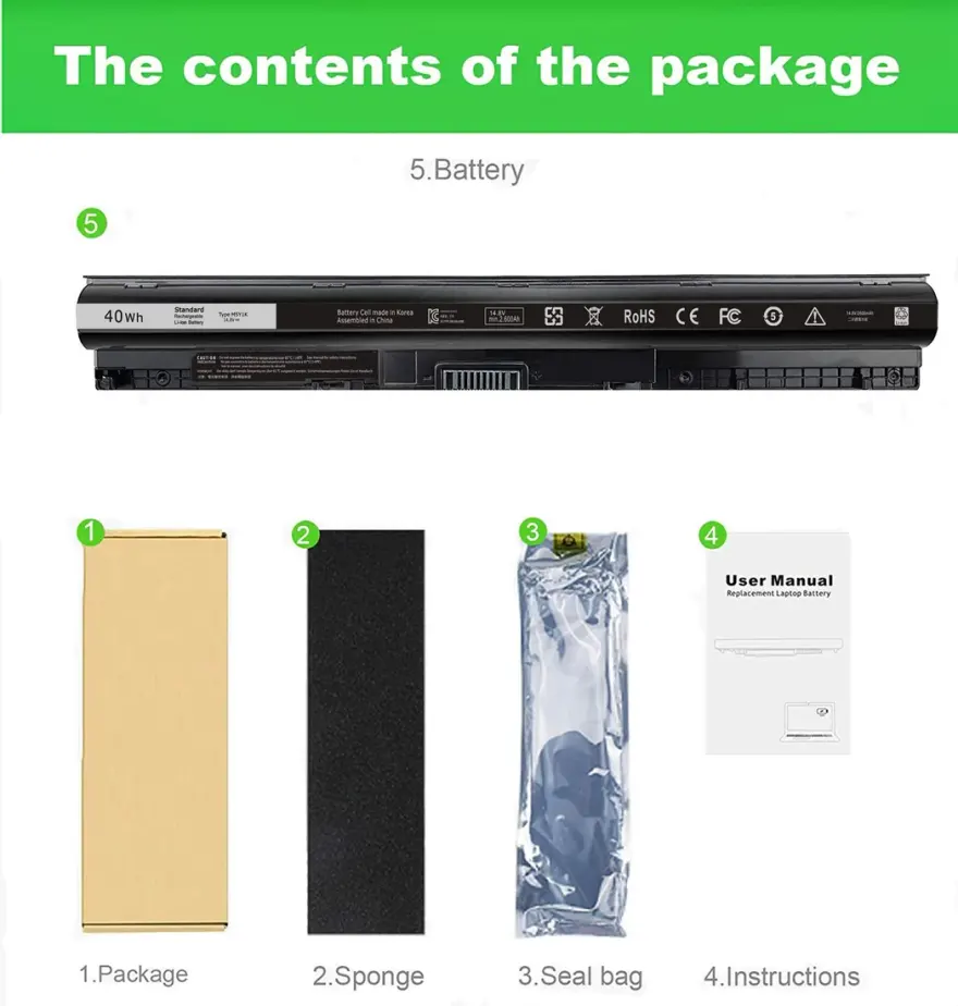 Dell Inspiron 15 5555 5558 Battery — used Dell laptop, price in Pakistan at NN Laptops Hafeez Center Lahore