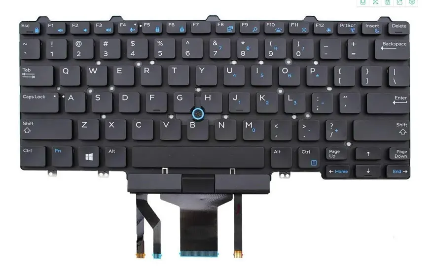 Dell Latitude E7480 Keyboard (Backlit) — used Dell laptop, price in Pakistan at NN Laptops Hafeez Center Lahore