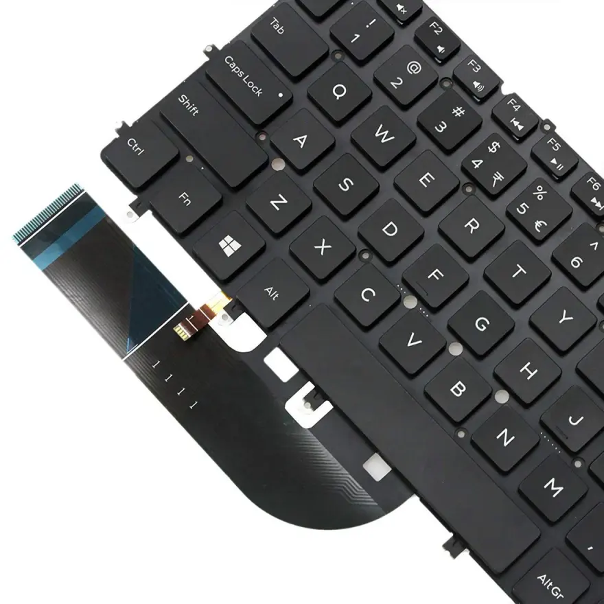 Dell XPS 13 9360 Backlit Keyboard Replacement US Layout — original laptop parts at NN Laptops, Hafeez Center Lahore Pakistan