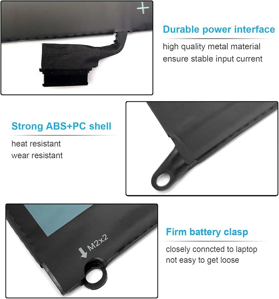 Dell XPS 13 9370 / 9380 52Wh 4-Cell Battery (Genuine G8VCF) — original batteries at NN Laptops, Hafeez Center Lahore Pakistan