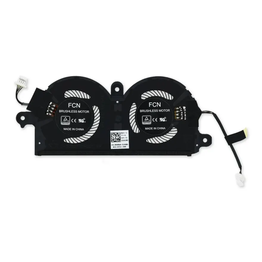 Dell XPS 13 9370/9380 Cooling Fan Set — original laptop parts at NN Laptops, Hafeez Center Lahore Pakistan