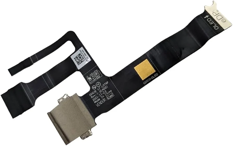 Dell XPS 13 9370 LCD Flex Cable (40-pin) — original laptop parts at NN Laptops, Hafeez Center Lahore Pakistan