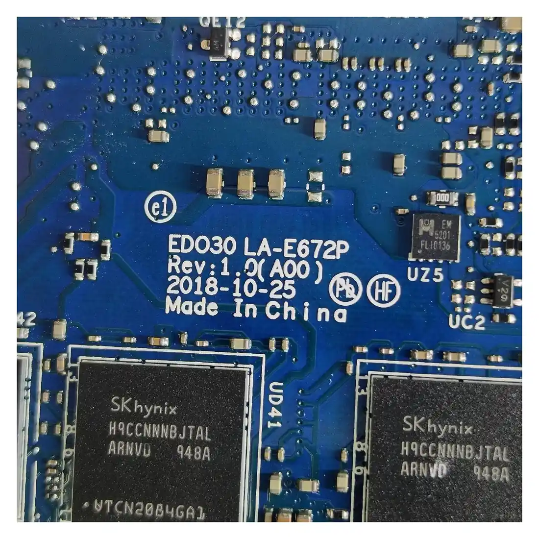 Dell XPS 13 9380 Motherboard 8th Gen i7 16GB Soldered — original laptop parts at NN Laptops, Hafeez Center Lahore Pakistan