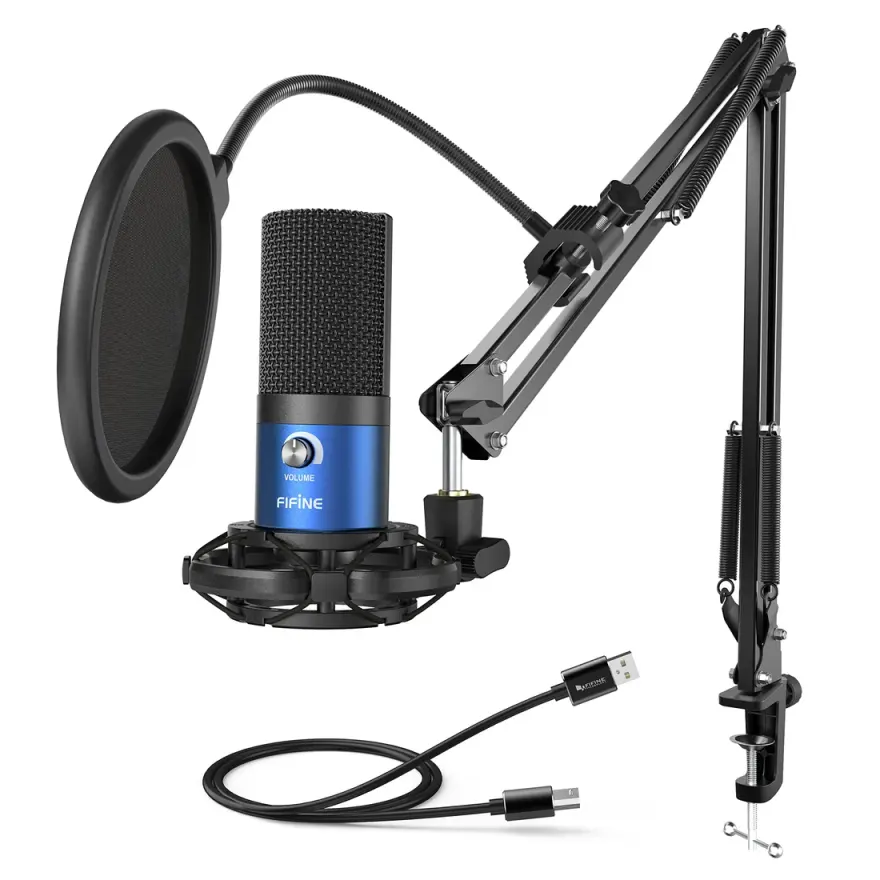 Fifine K669 USB Cardioid Microphone Original Sealed — original accessories at NN Laptops, Hafeez Center Lahore Pakistan