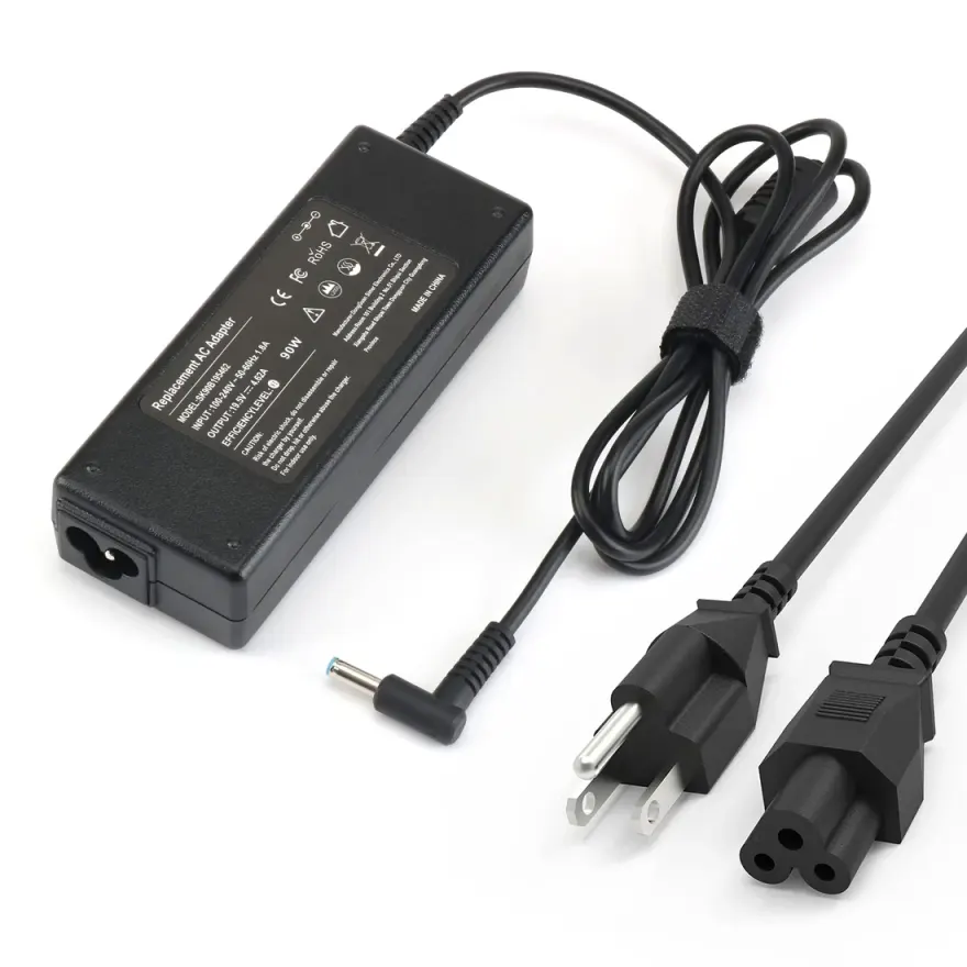HP 90W Original Charger Blue Pin — original chargers / adapters at NN Laptops, Hafeez Center Lahore Pakistan
