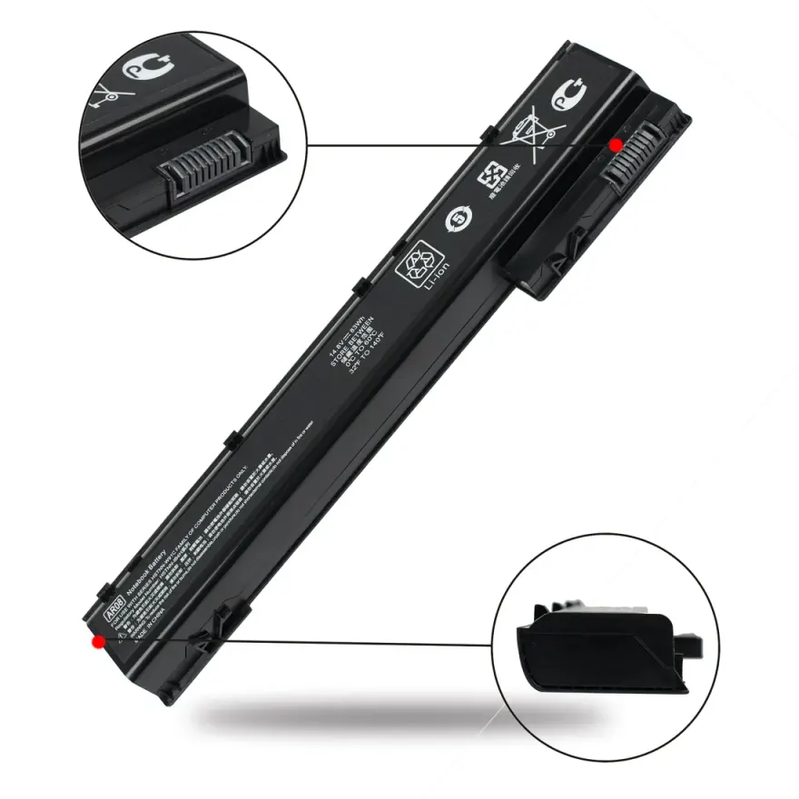 HP ZBook 15 G3 / G4 Workstation 6-Cell 90Wh Battery (AR08XL) — original batteries at NN Laptops, Hafeez Center Lahore Pakistan