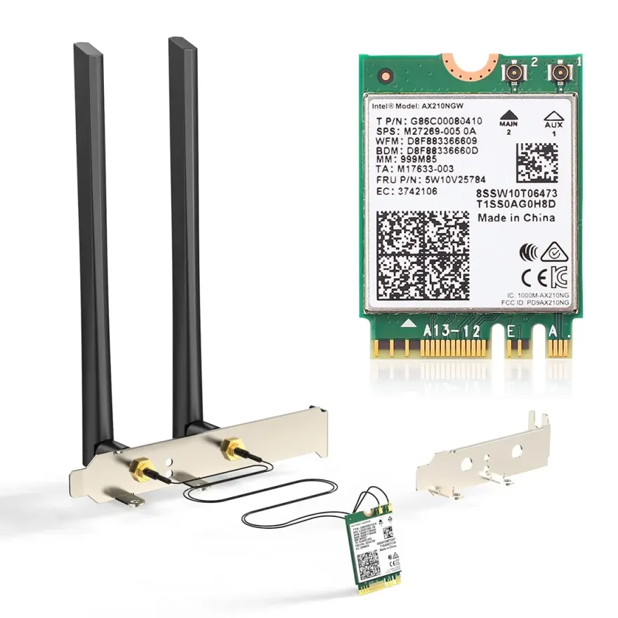 Intel AX210 WiFi 6E M.2 2230 Laptop WiFi Card — used Intel laptop, price in Pakistan at NN Laptops Hafeez Center Lahore