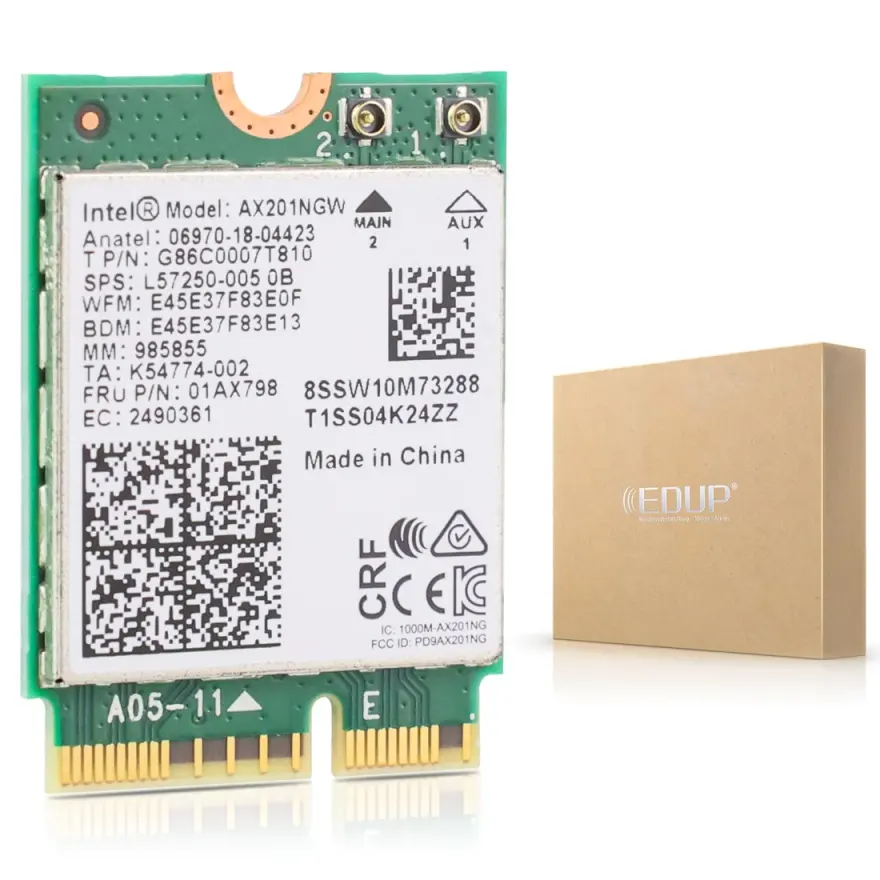 Intel WiFi 6 AX201 M.2 2230 — original laptop parts at NN Laptops, Hafeez Center Lahore Pakistan