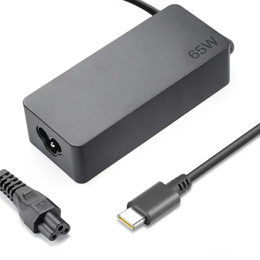 Lenovo 65W USB-C Charger — original chargers / adapters at NN Laptops, Hafeez Center Lahore Pakistan