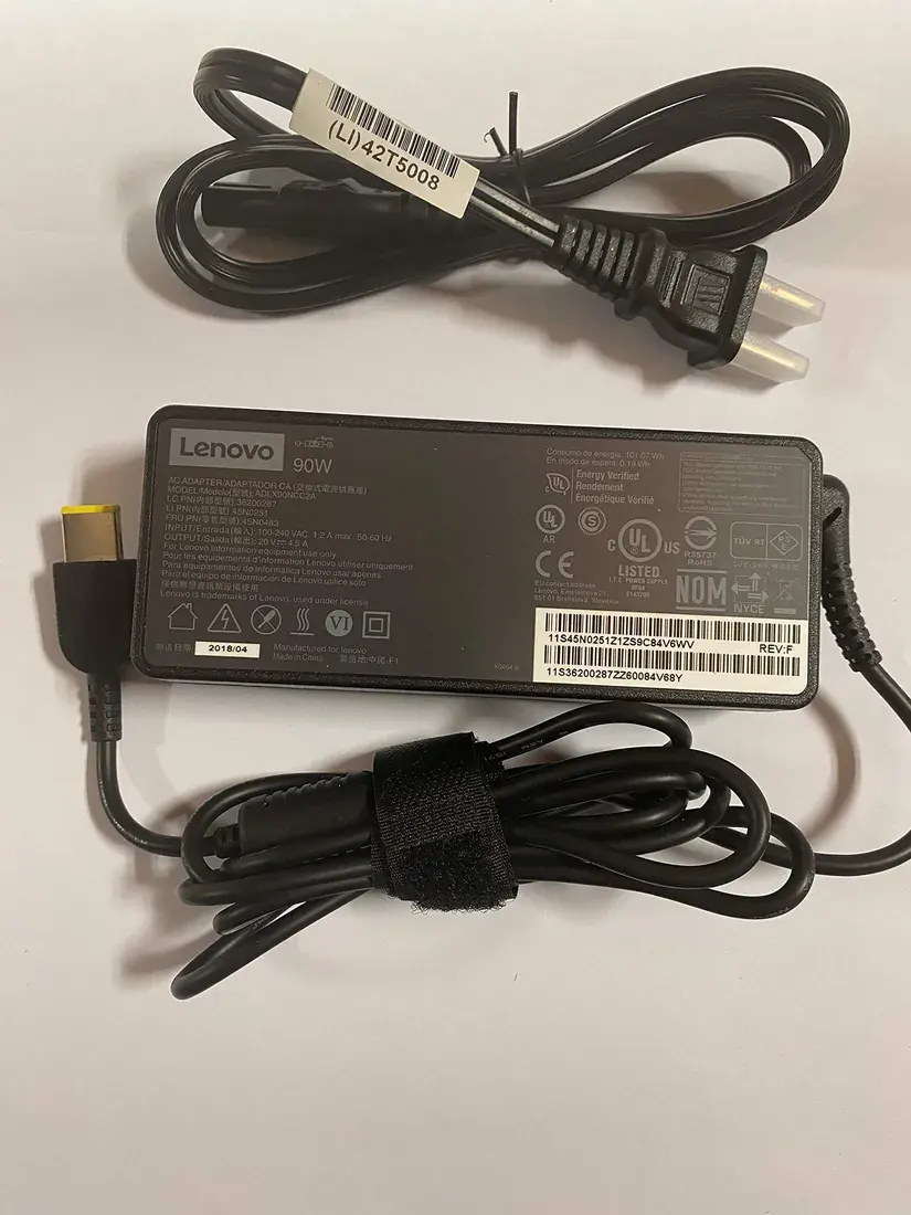 Lenovo Original 90W Square Tip Charger for IdeaPad G50 / Y510p — used Lenovo laptop, price in Pakistan at NN Laptops Hafeez Center Lahore