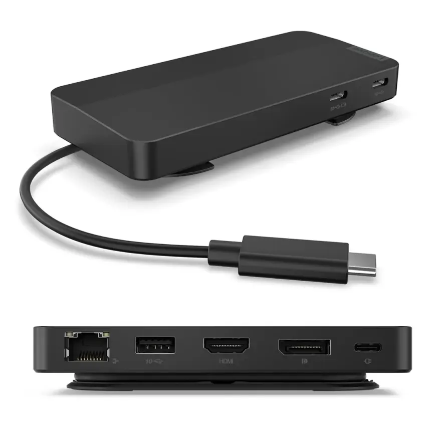 Lenovo USB-C Travel Hub 6-in-1 Original Genuine — original accessories at NN Laptops, Hafeez Center Lahore Pakistan