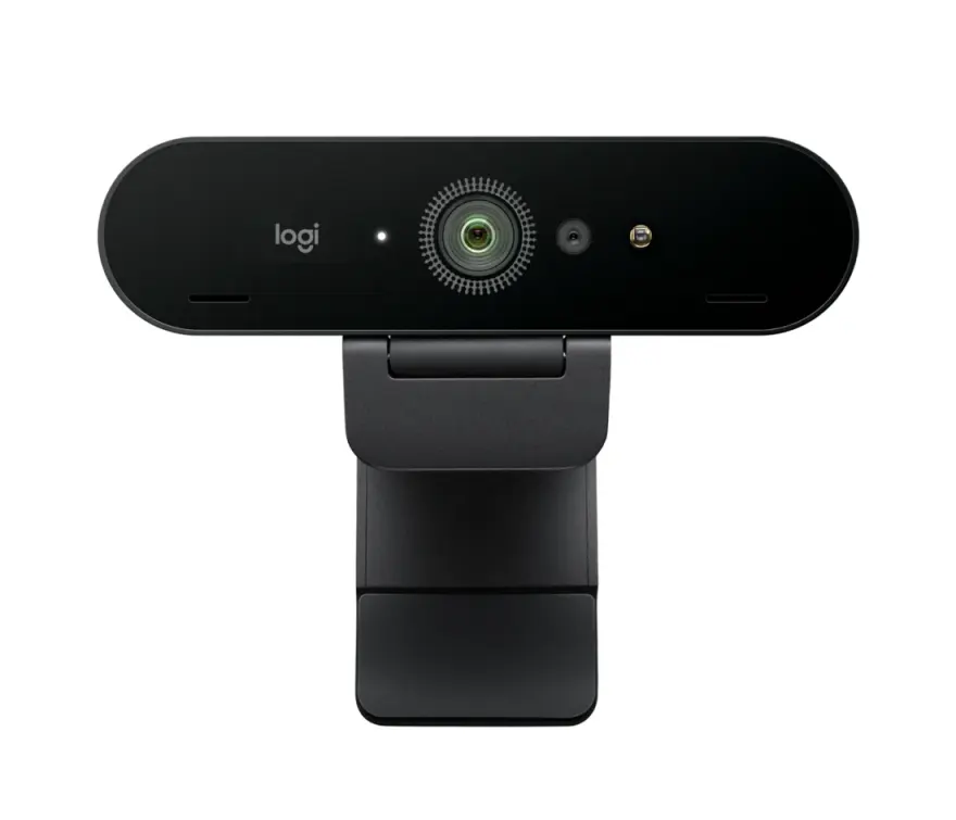 Logitech Brio 4K Pro Webcam Ultra HD Original Boxed — original accessories at NN Laptops, Hafeez Center Lahore Pakistan