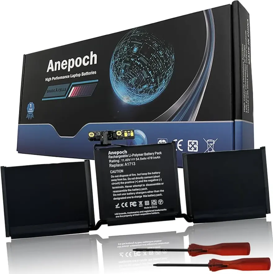 MacBook Pro 13 A1708 (2016-2017 Non Touch Bar) 54Wh Battery A1713 — used Apple laptop, price in Pakistan at NN Laptops Hafeez Center Lahore