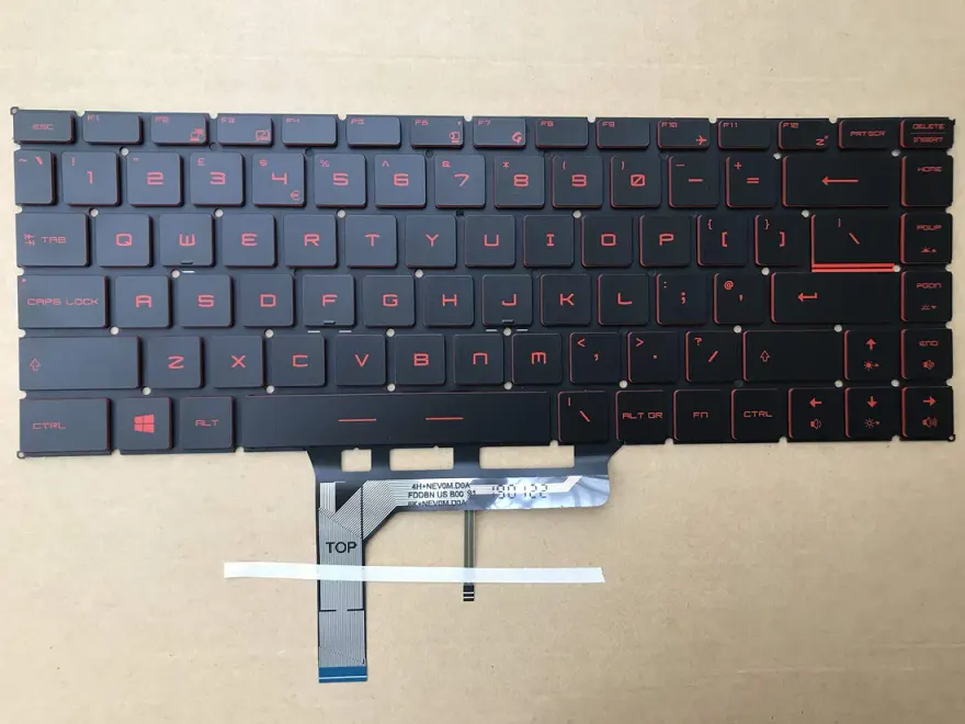 MSI GF63 Thin Gaming Keyboard (Backlit) — original keyboards at NN Laptops, Hafeez Center Lahore Pakistan