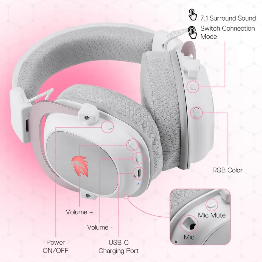 Redragon H510 Zeus RGB 7.1 — original accessories at NN Laptops, Hafeez Center Lahore Pakistan