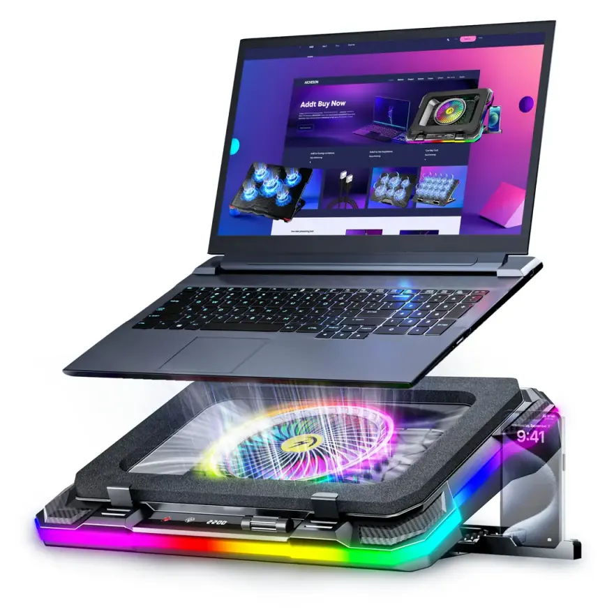 RGB Gaming Laptop Cooling Pad — used Generic laptop, price in Pakistan at NN Laptops Hafeez Center Lahore