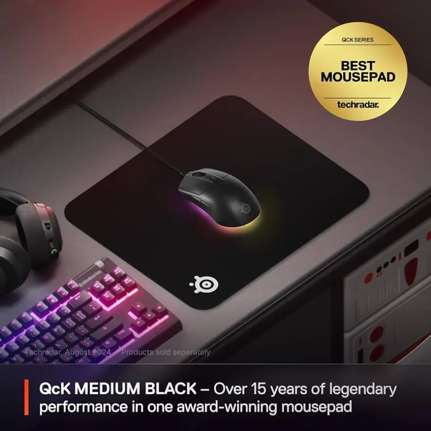 SteelSeries QcK Gaming Mouse Pad — original accessories at NN Laptops, Hafeez Center Lahore Pakistan