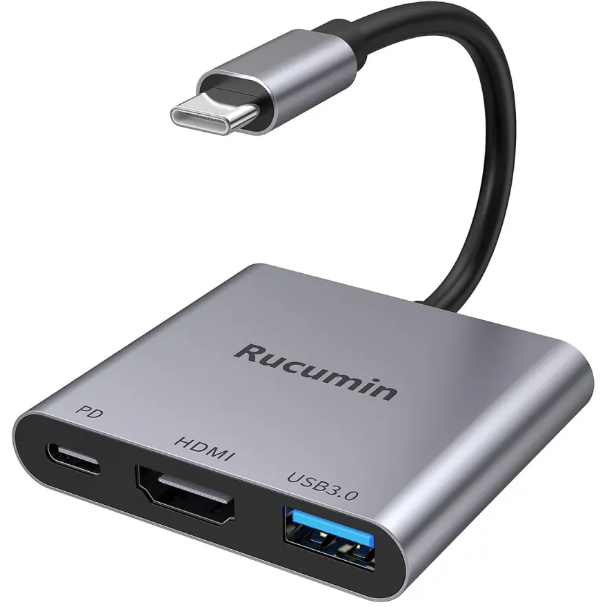 Type-C to HDMI Adapter 4K — original accessories at NN Laptops, Hafeez Center Lahore Pakistan