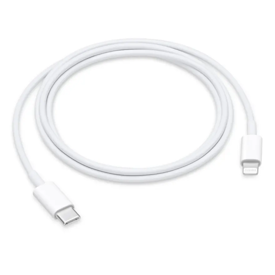USB-C to Lightning Cable (1m Apple) — original accessories at NN Laptops, Hafeez Center Lahore Pakistan