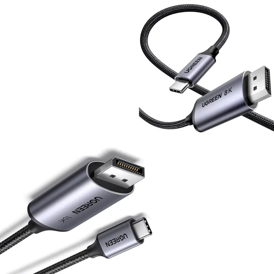 USB Type-C to DisplayPort Cable (2m) — original accessories at NN Laptops, Hafeez Center Lahore Pakistan