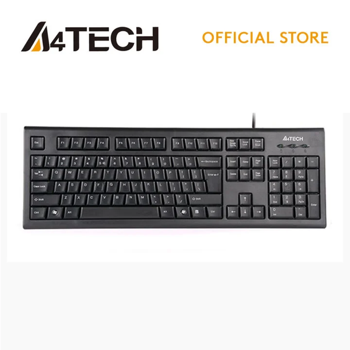 USB Wired Keyboard (A4Tech KR-85) — original accessories at NN Laptops, Hafeez Center Lahore Pakistan