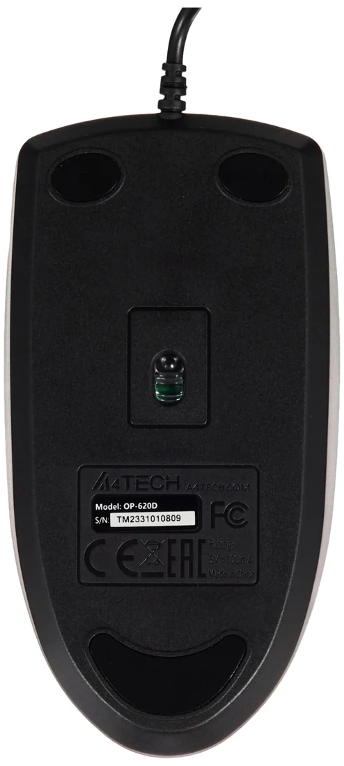 USB Wired Optical Mouse (A4Tech OP-620D) — original accessories at NN Laptops, Hafeez Center Lahore Pakistan